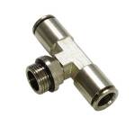 Pneumatic Male Tee 1 by 8 to 1 by 2 BSP Threaded for Compressed Air Gas Structure & Plumbing Pipes Manufacturers in Salem