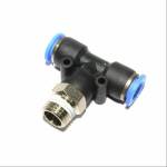 Pneumatic Male Tee 1 by 8 to 1 by 2 BSP Threaded for Compressed Air Gas Structure & Plumbing Pipes Manufacturers in Salem