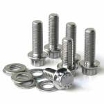 Polished Stainless Steel Hex Head Bolts – Silver Finish, Made in India Manufacturers in Sirpur