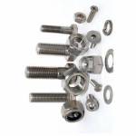 Polished Stainless Steel Hex Head Screws – 6.5mm Diameter, Made in India Manufacturers in Sirpur