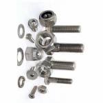 Polished Stainless Steel Hex Head Screws – 6.5mm Diameter, Made in India Manufacturers in Durgapur