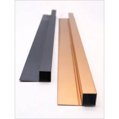 Standard Design Stainless Steel Tile Trim SS Corner Tile Profile Manufacturers in Dholka